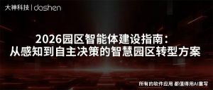 2026园区智能体建设指南：从感知到自主决策的智慧...